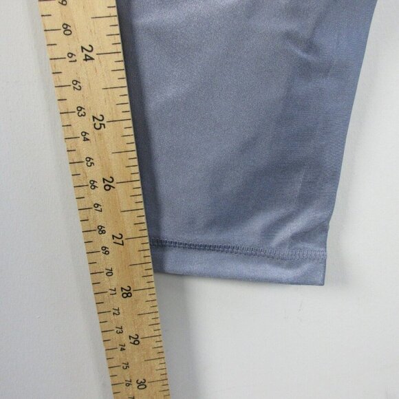 Kapow Meggings Elastic Waist Ankle Leggings Men's L Purple Fitness Workout 280 - Picture 13 of 14